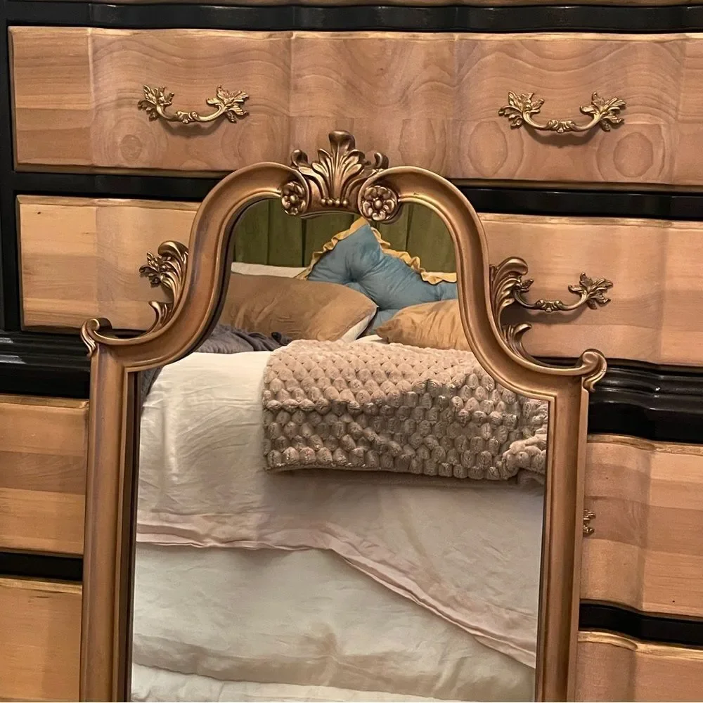 ♥️ Wall Mirror Vintage/ Hollywood Regency Italian  frame rococo, baroque